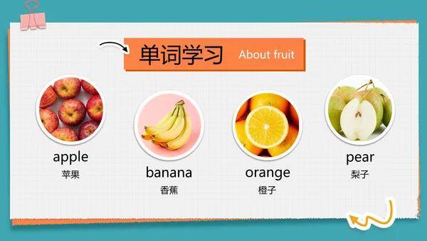 简约绿色中小学英语课教学课件PPT