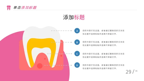 牙齿健康牙科牙医口腔护理医疗PPT模板