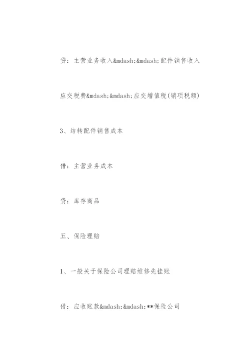 4S店汽车销售会计账务处理流程.docx