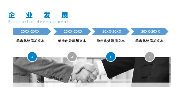 企业发展时间线通用PPT模板
