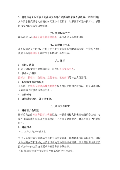 最完整的招投标流程.docx