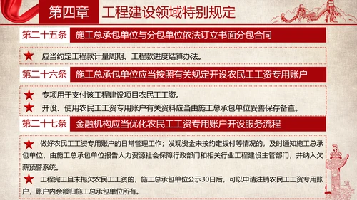 保障农民工工资支付条例全文解读PPT模板