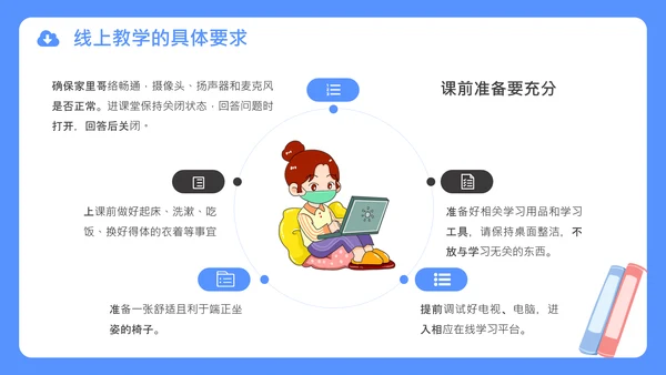 中小学疫情线上教学家长会通用PPT课件