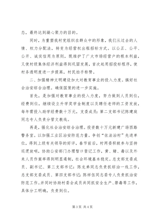 年陈宅村党建工作汇报 (4).docx