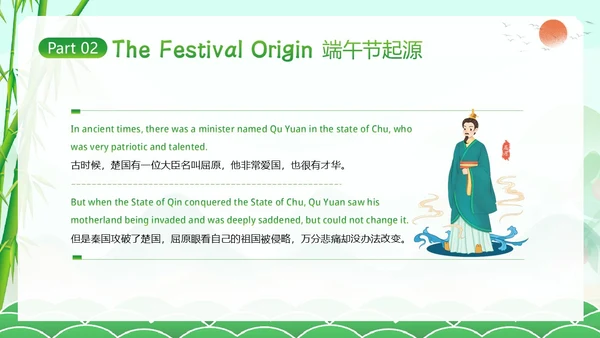 端午节英文介绍英语端午节习俗知识PPT课件