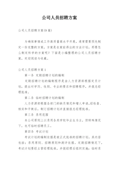 公司人员招聘方案_1.docx