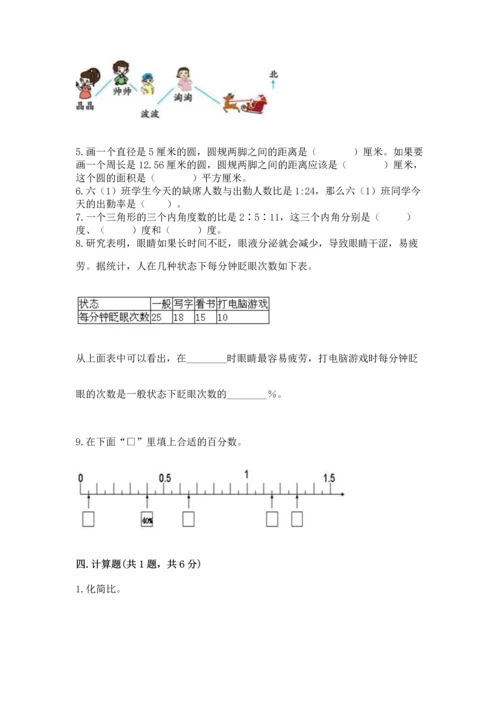 人教版六年级上册数学期末测试卷（考点梳理）word版.docx
