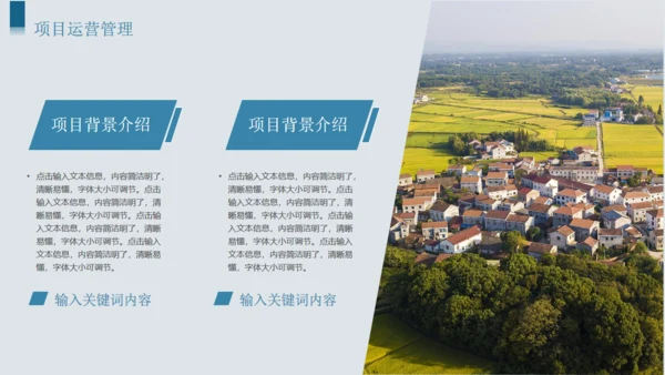 建设美丽乡村乡村振兴项目计划书通用PPT模板