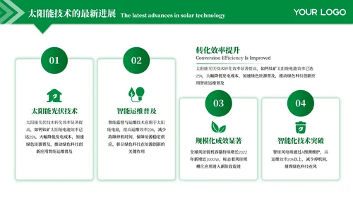 绿色商务风绿色环保调研汇报PPT模板