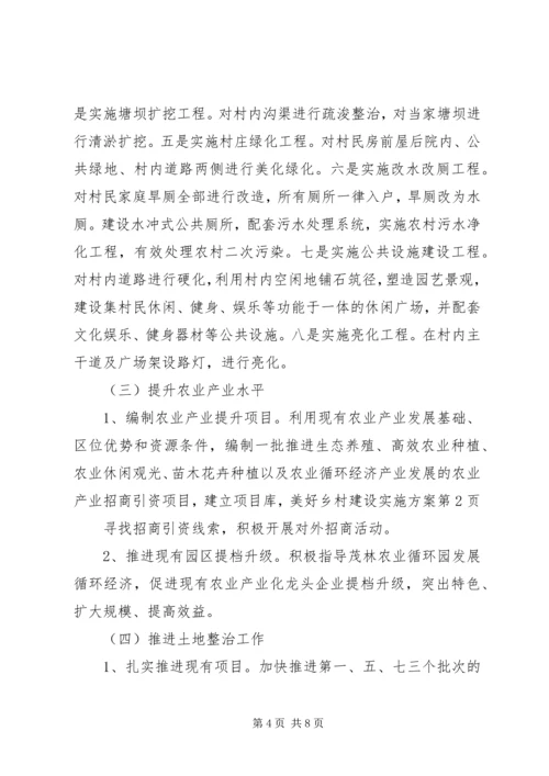 美好乡村建设实施方案 (2).docx