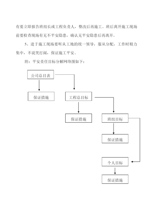 安全组织保证体系及责任目标分解网络图.docx