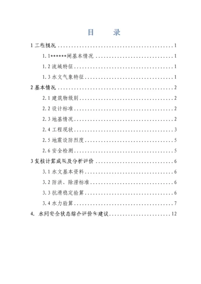 工程复核计算分析报告.docx