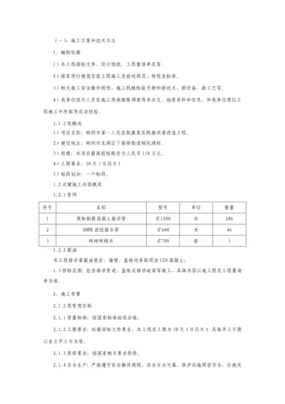 排洪渠综合标准施工专业方案.docx