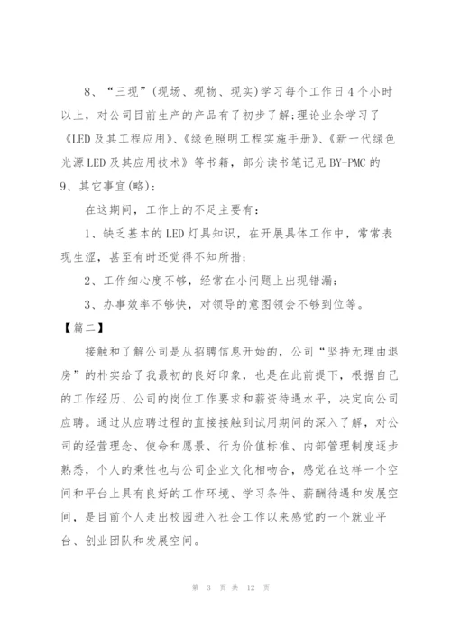 新员工个人试用期转正工作总结3000字.docx