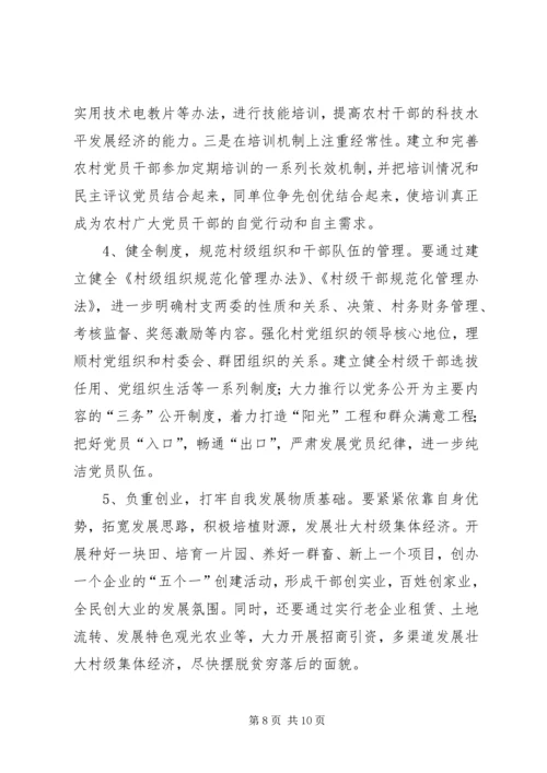 增强经济薄弱地区村级组织战斗力的几点启示.docx