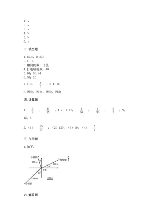 小学六年级上册数学期末测试卷附完整答案（名师系列）.docx