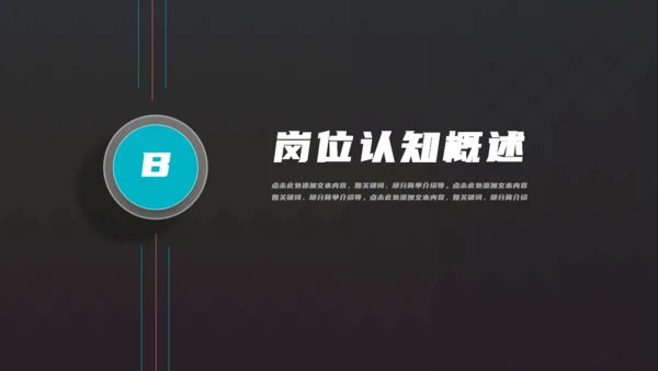 岗位竞聘简历通用PPT母版