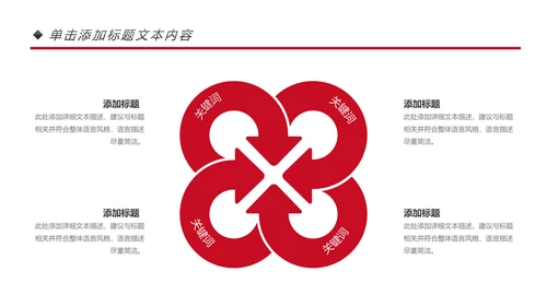 红色简约大气中国人民检察院汇报PPT模板