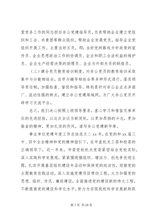 事业单位党建年度工作总结报告.docx