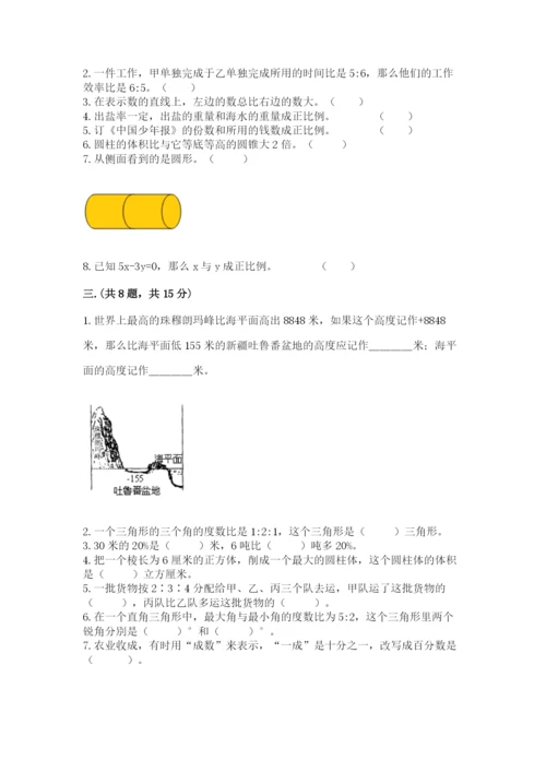 苏教版六年级数学小升初试卷精品（历年真题）.docx