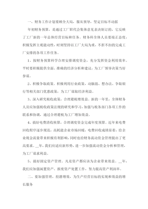 财务会计个人工作计划.docx