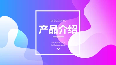 公司产品介绍通用PPT动态模板