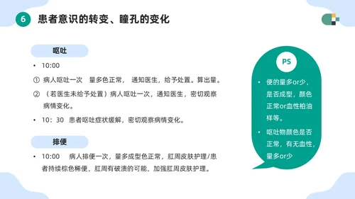 蓝色简约医疗器械护士护理记录单书写规范PPT模板