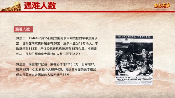 国家公祭日南京大屠杀纪念日教学PPT课件