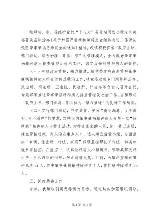 乡镇综治维稳某年工作总结范文.docx