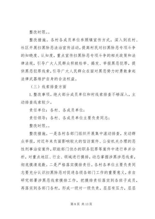 落实市委扫黑除恶专项巡察组反馈意见的整改方案.docx