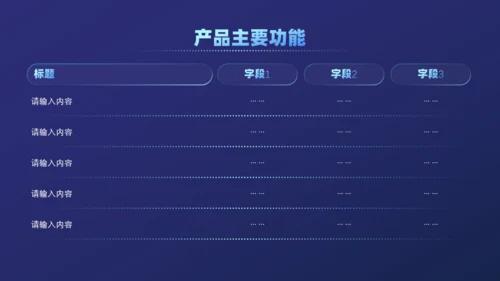 产品公司项目介绍分析通用PPT模板