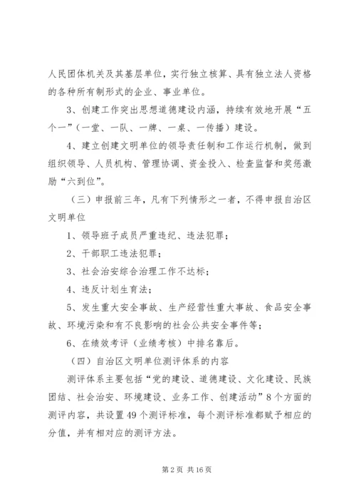 关于做好文明单位创建工作的几点认识与思考.docx