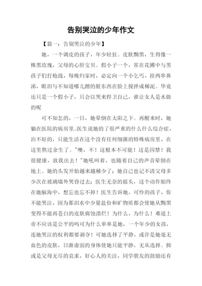 告别哭泣的少年作文.docx