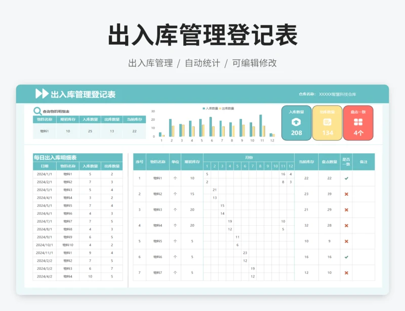 出入库管理登记表