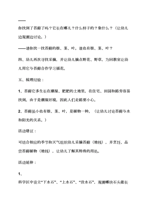 幼儿园科学教育的教案.docx
