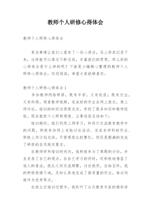 教师个人研修心得体会_6.docx