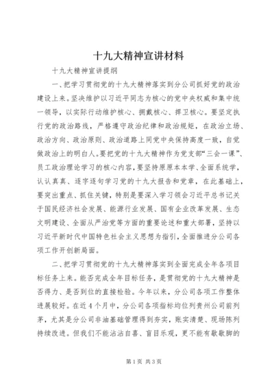 十九大精神宣讲材料 (4).docx