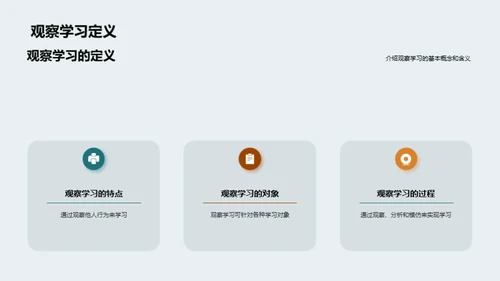 深化观察学习理解