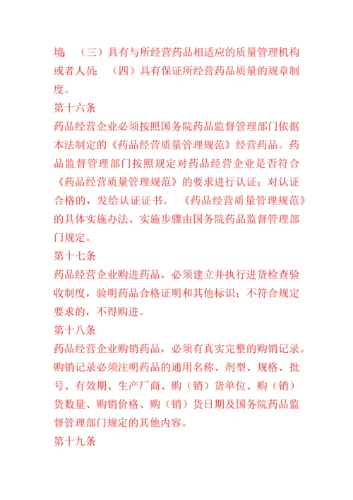 药品管理法.docx