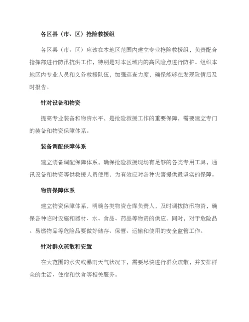 排涝抢险应急预案方案.docx