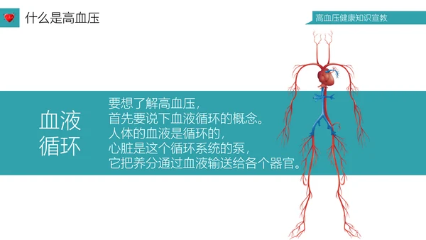 高血压健康知识宣教通用PPT模板