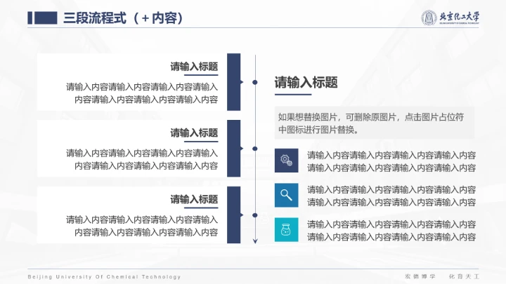 北京化工大学专属课题学术汇报毕业答辩通用PPT模板