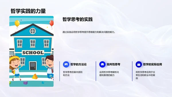 哲学在生活中的应用PPT模板