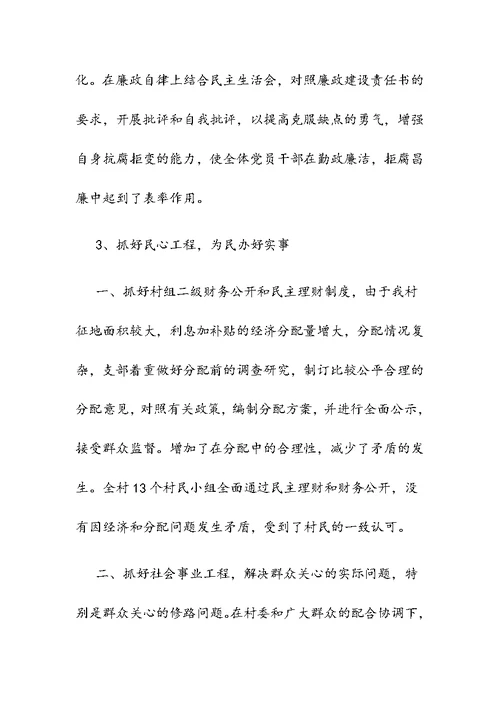 村党支部2019年度工作总结2篇合集