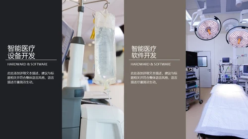 智能医疗医学解决方案通用PPT模板