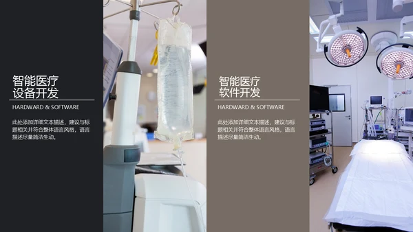 智能医疗医学解决方案通用PPT模板