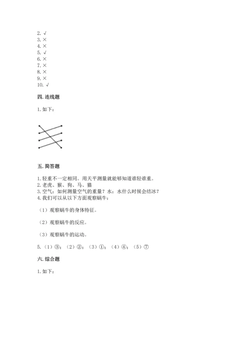 教科版一年级下册科学期末测试卷（b卷）.docx