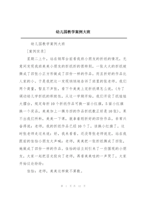 幼儿园教学案例大班.docx