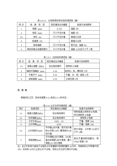 《公路工程质量检验评定标准》应修订的内容