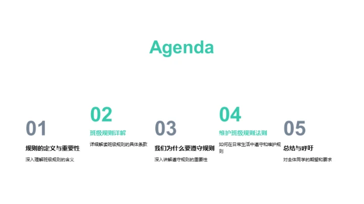 班级规则与我们